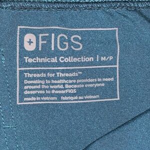 Fig joggers scrub bottoms - Caribbean blue